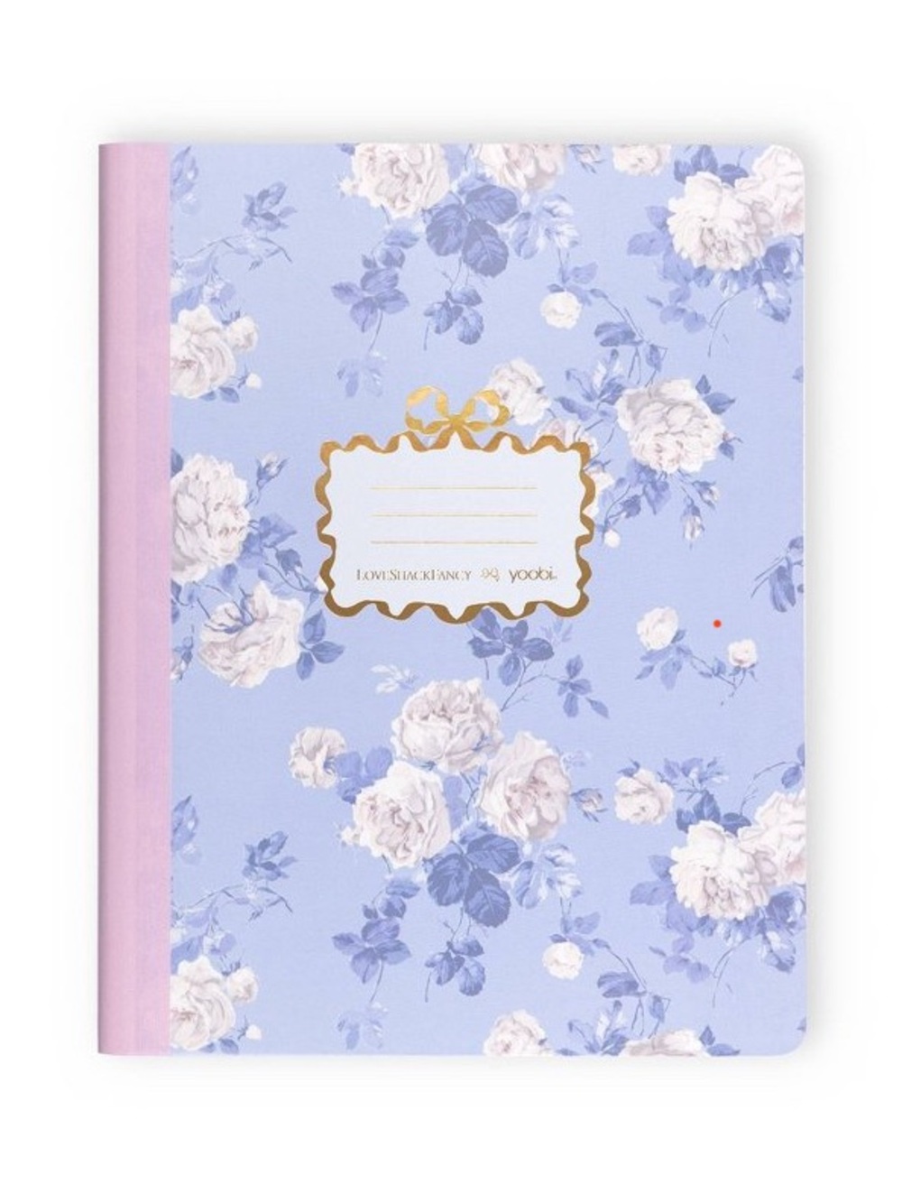 IN-HAND | LoveShackFancy x Target Yoobi Blue Composition Notebook
